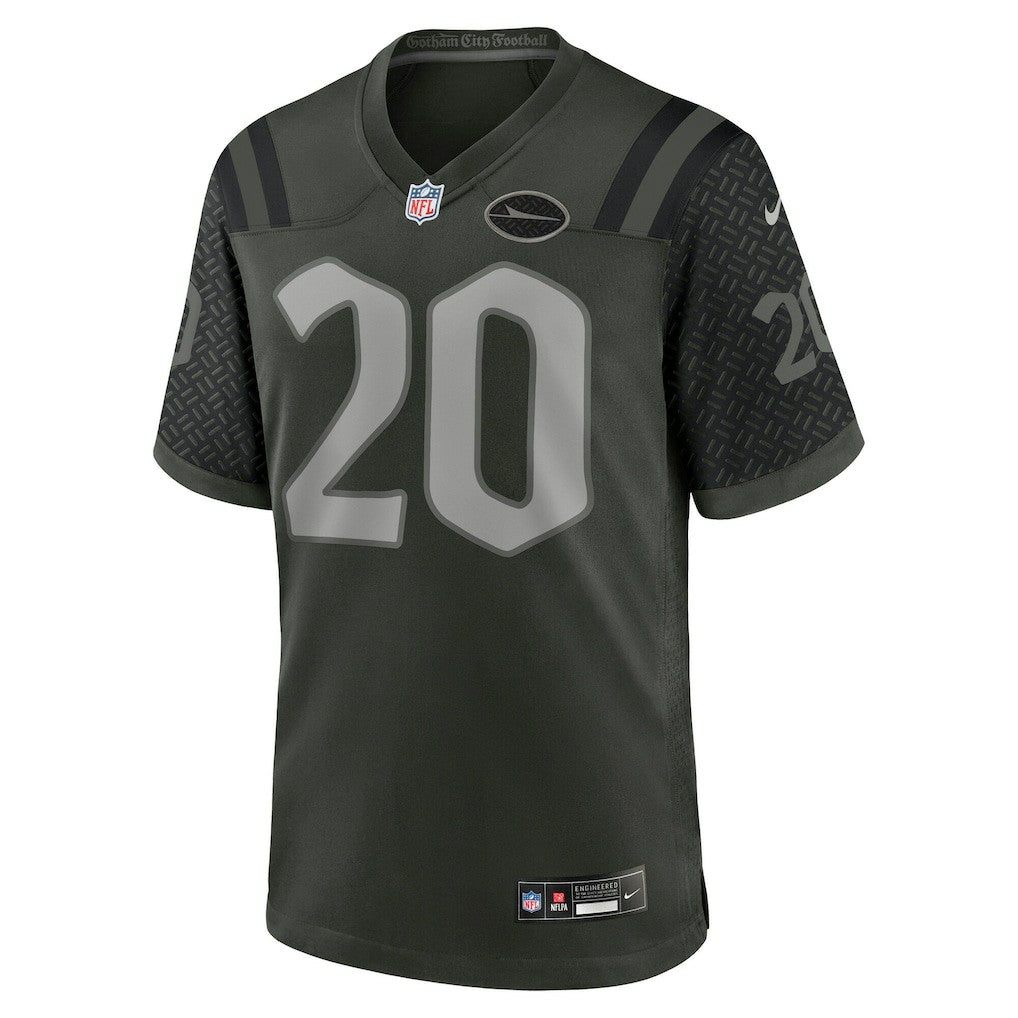 Breece Hall New York Jets 2025 Rivalries Collection Game Jersey - Gotham Green - Nike