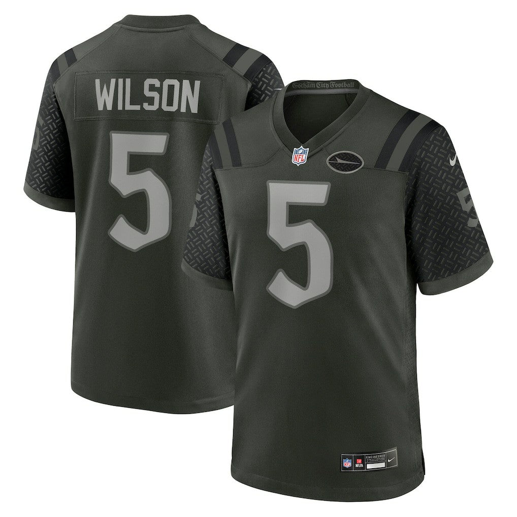 Garrett Wilson New York Jets 2025 Rivalries Collection Game Jersey - Gotham Green - Nike