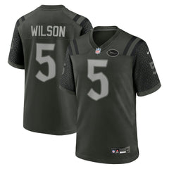 Garrett Wilson New York Jets 2025 Rivalries Collection Game Jersey - Gotham Green - Nike