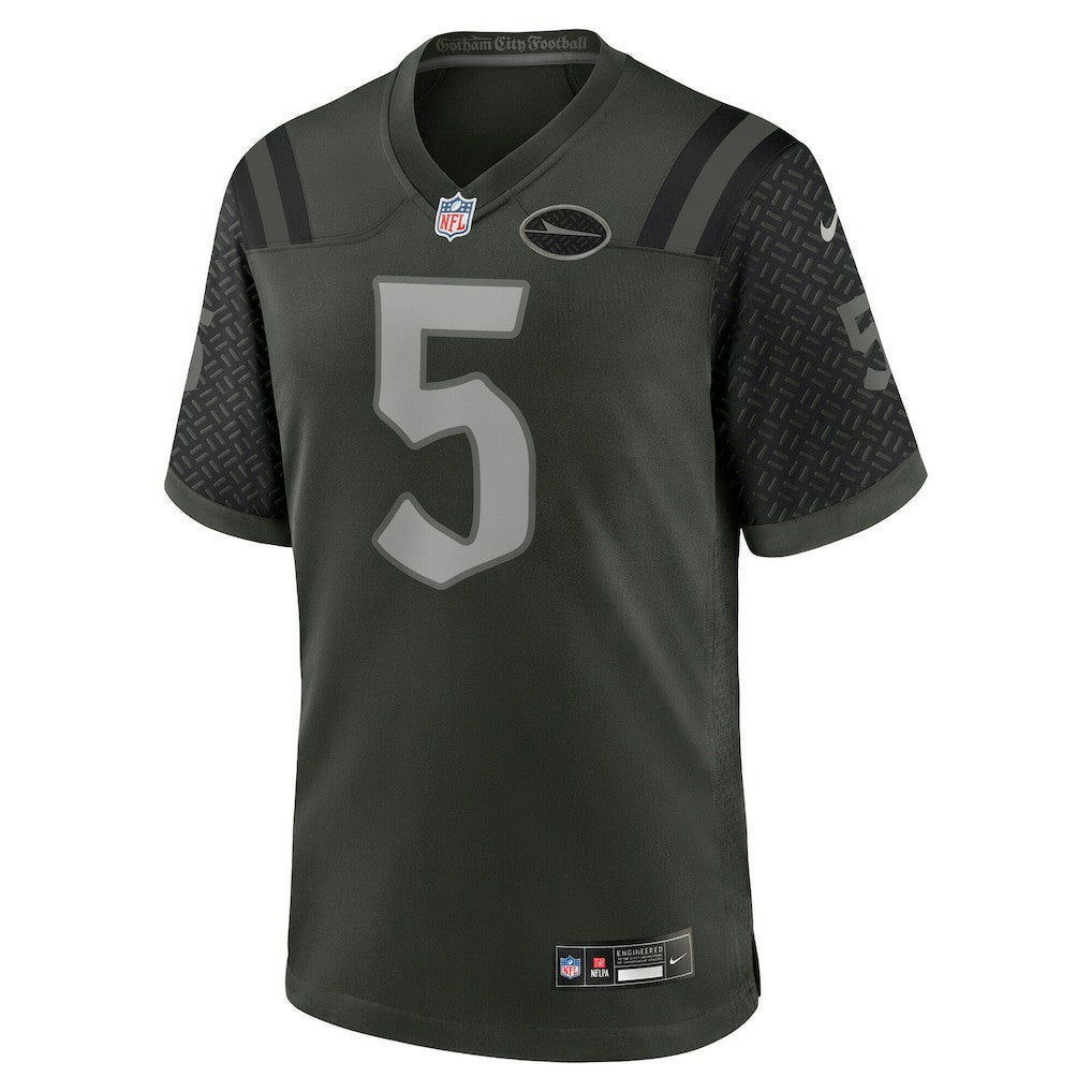 Garrett Wilson New York Jets 2025 Rivalries Collection Game Jersey - Gotham Green - Nike