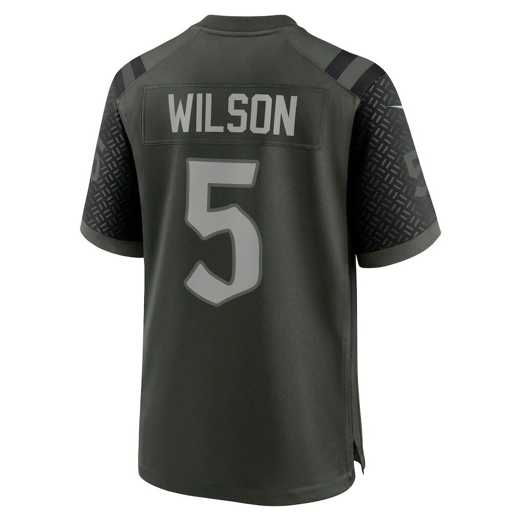 Garrett Wilson New York Jets 2025 Rivalries Collection Game Jersey - Gotham Green - Nike
