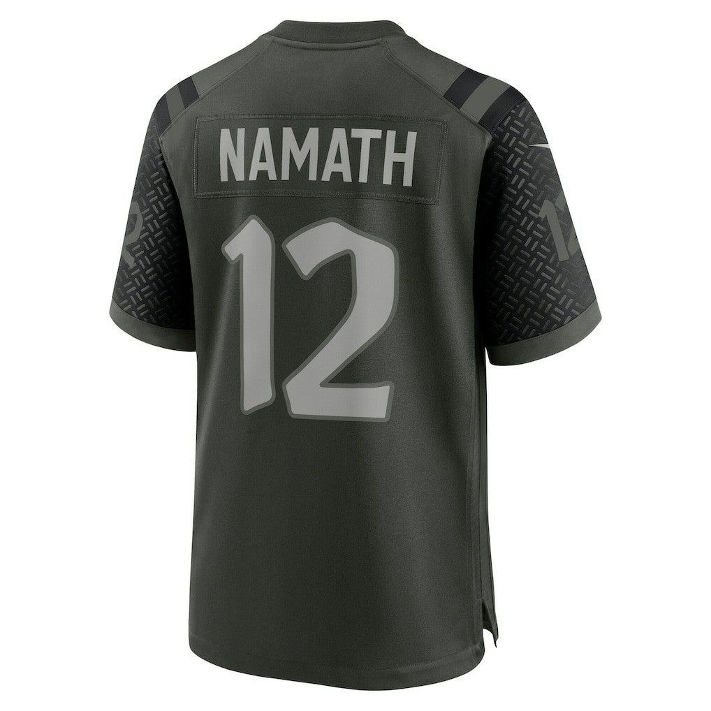 Joe Namath New York Jets 2025 Rivalries Collection Retired Player Game Jersey - Gotham Green - Nike
