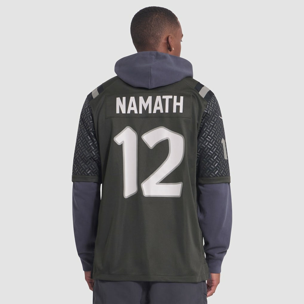 Joe Namath New York Jets 2025 Rivalries Collection Retired Player Game Jersey - Gotham Green - Nike