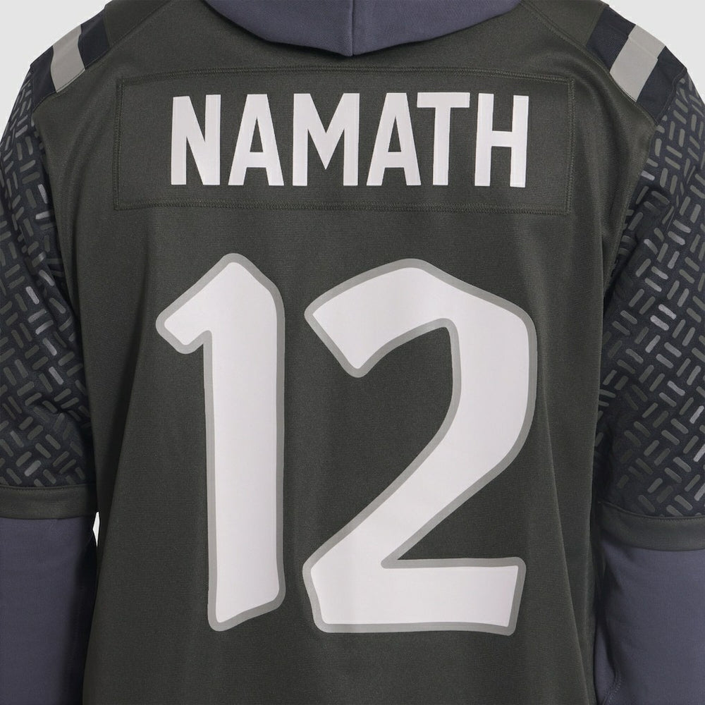 Joe Namath New York Jets 2025 Rivalries Collection Retired Player Game Jersey - Gotham Green - Nike