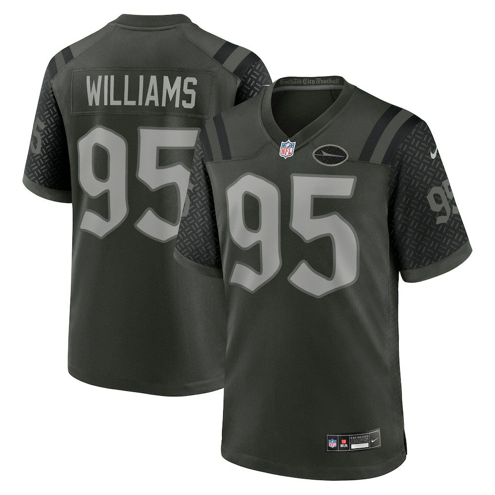 Quinnen Williams New York Jets 2025 Rivalries Collection Game Jersey - Gotham Green - Nike