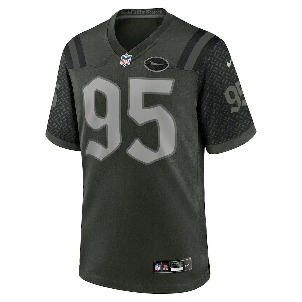 Quinnen Williams New York Jets 2025 Rivalries Collection Game Jersey - Gotham Green - Nike