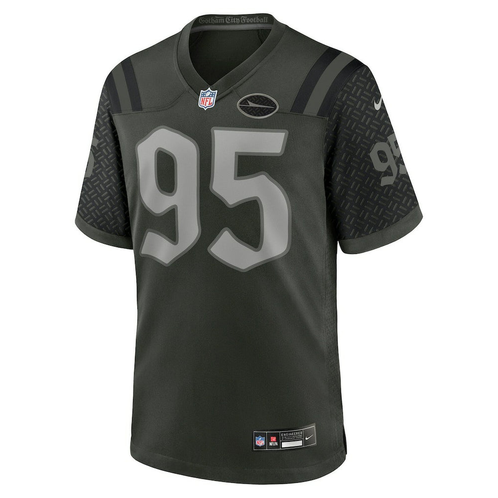 Quinnen Williams New York Jets 2025 Rivalries Collection Game Jersey - Gotham Green - Nike