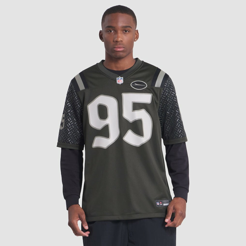 Quinnen Williams New York Jets 2025 Rivalries Collection Game Jersey - Gotham Green - Nike