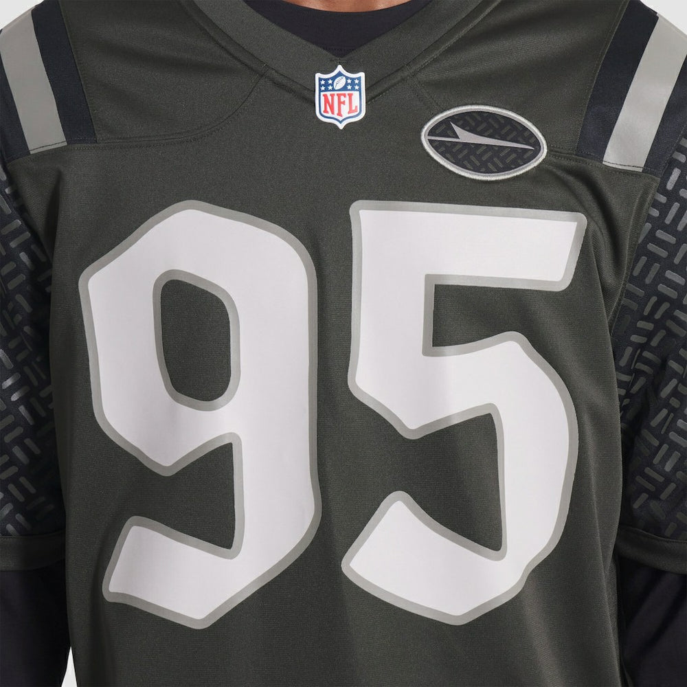 Quinnen Williams New York Jets 2025 Rivalries Collection Game Jersey - Gotham Green - Nike