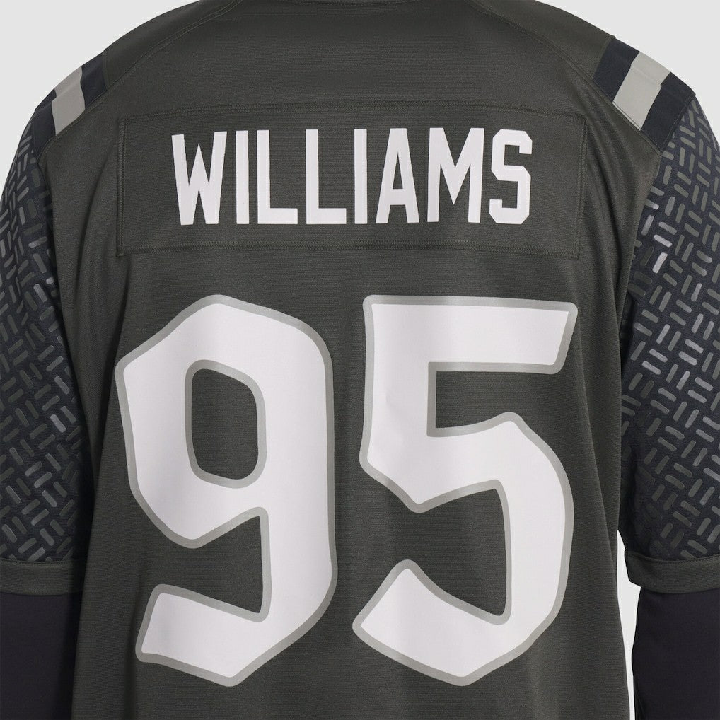 Quinnen Williams New York Jets 2025 Rivalries Collection Game Jersey - Gotham Green - Nike