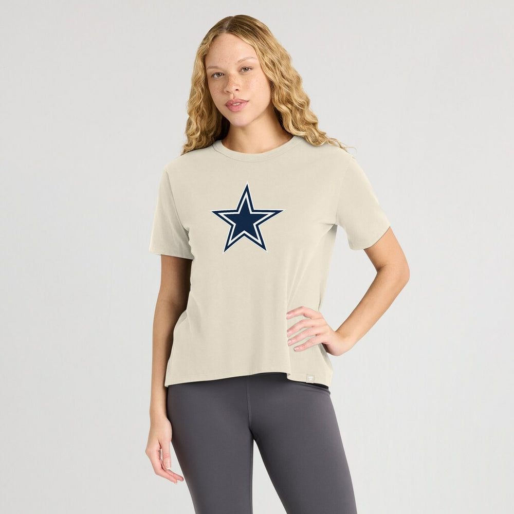 Dallas Cowboys Women's Dove Legacy T-Shirt - Cream - Fanatics