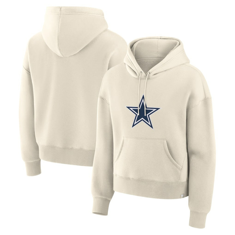 Dallas Cowboys Women's Dove Legacy Pullover Hoodie - Cream - Fanatics