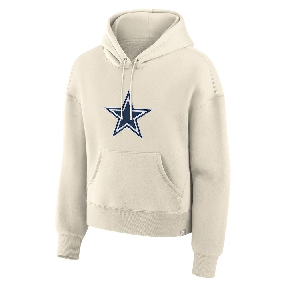 Dallas Cowboys Women's Dove Legacy Pullover Hoodie - Cream - Fanatics
