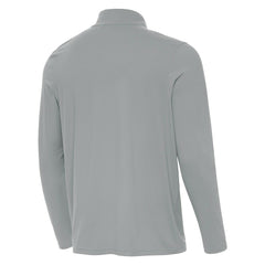 Pittsburgh Steelers Antigua St Patrick Day Intent Quarter-Zip Pullover Top - Gray - NFL