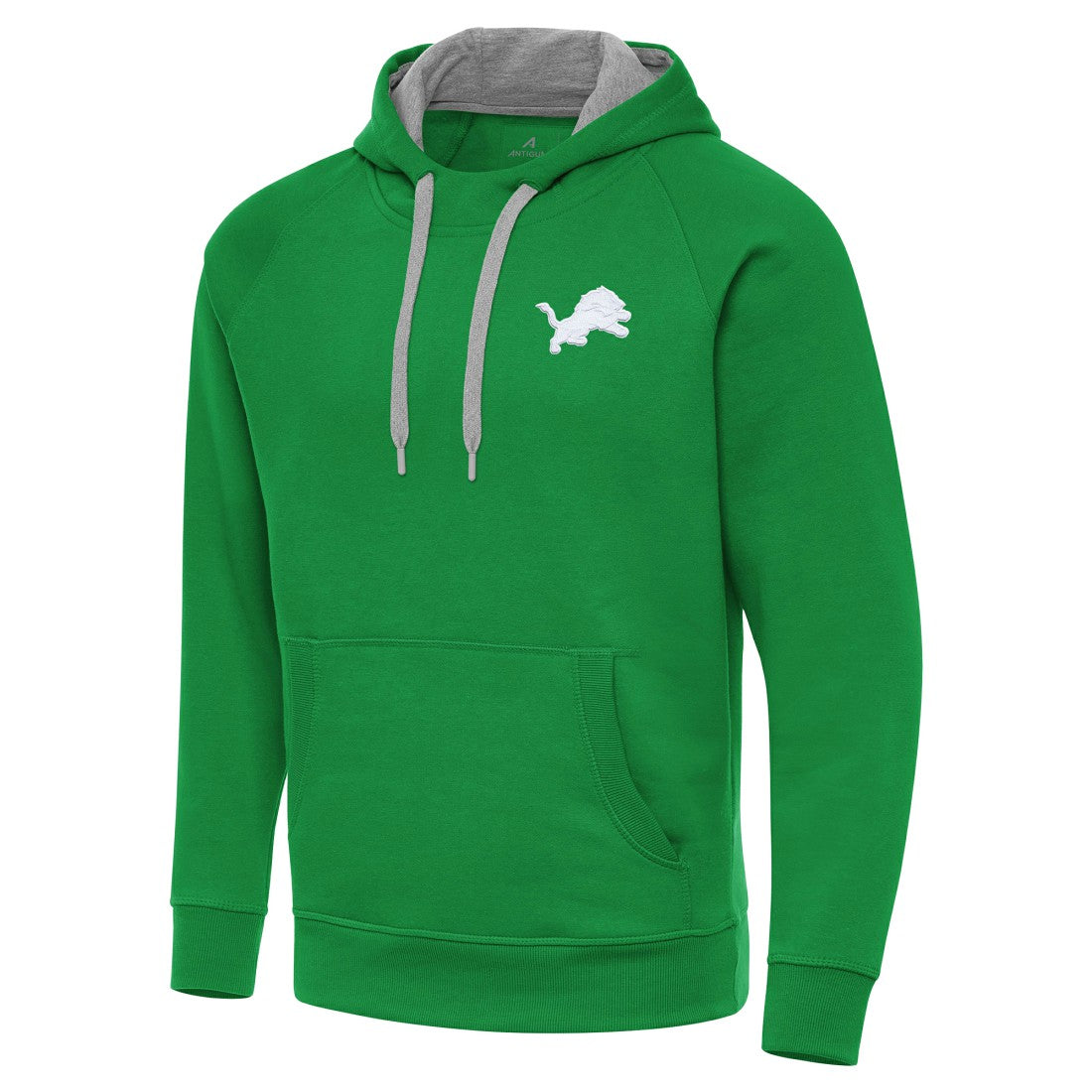 Detroit Lions Antigua St. Patrick's Day Victory Pullover Hoodie - Kelly Green - NFL