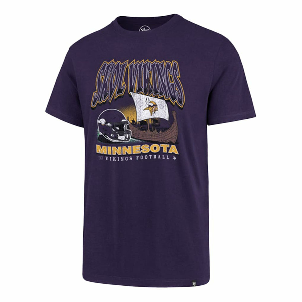 Minnesota Vikings '47 Regional Super Rival T-Shirt - Purple - 47 brand