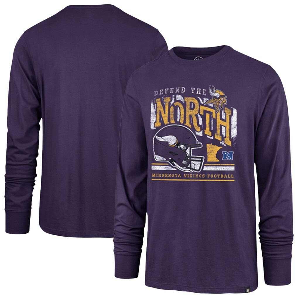 Minnesota Vikings '47 Regional Super Rival Long Sleeve T-Shirt - Purple - 47 brand