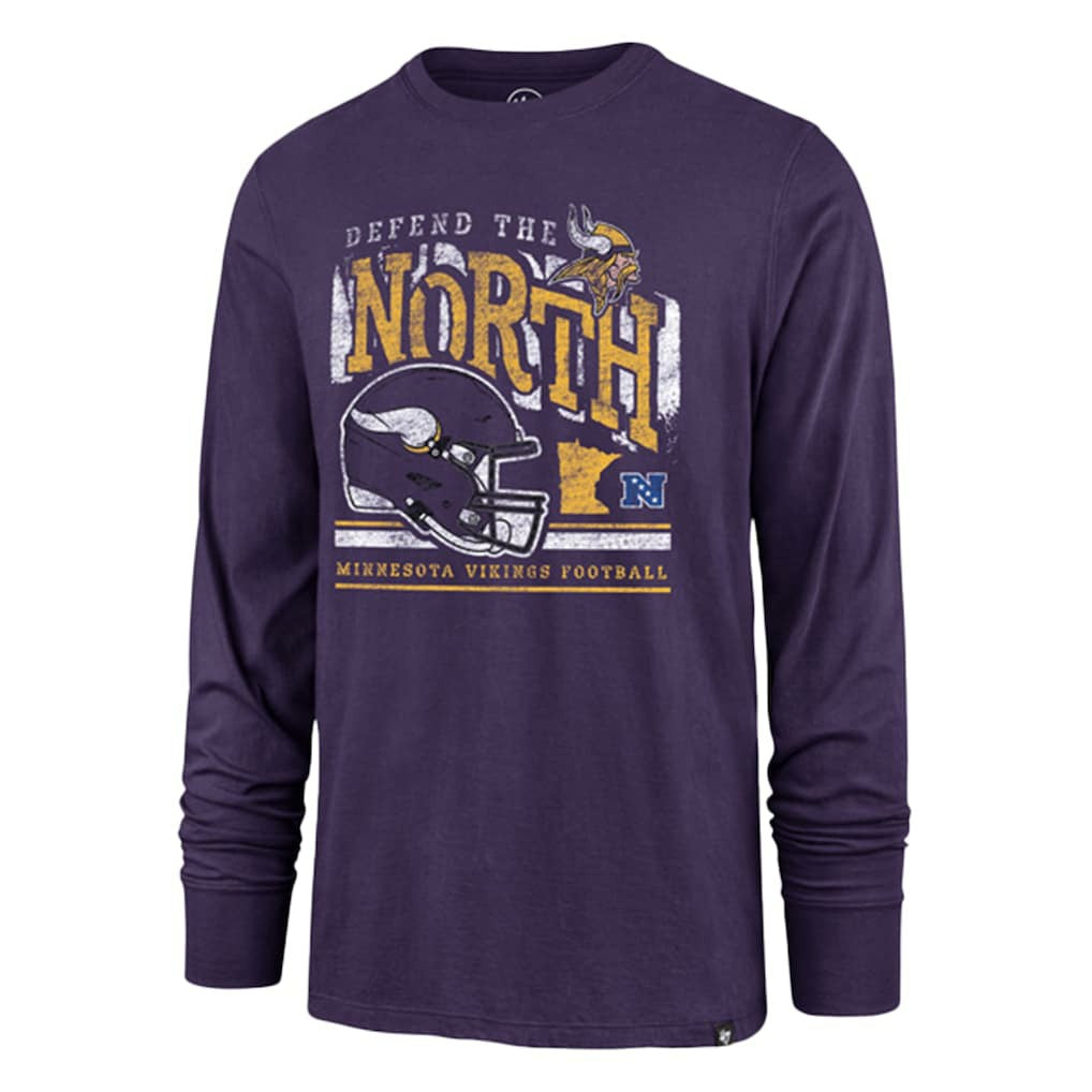 Minnesota Vikings '47 Regional Super Rival Long Sleeve T-Shirt - Purple - 47 brand
