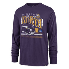 Minnesota Vikings '47 Regional Super Rival Long Sleeve T-Shirt - Purple - 47 brand