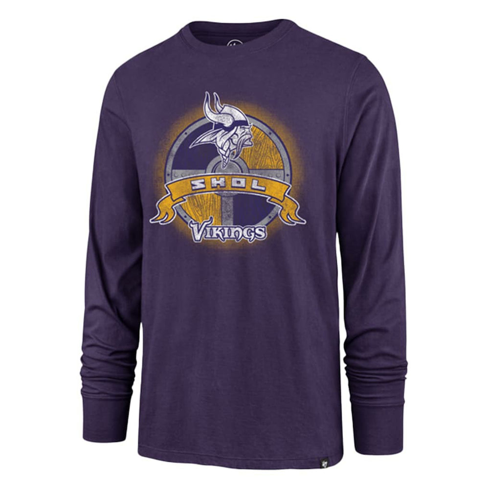Minnesota Vikings '47 Regional Super Rival Long Sleeve T-Shirt - Purple - 47 brand