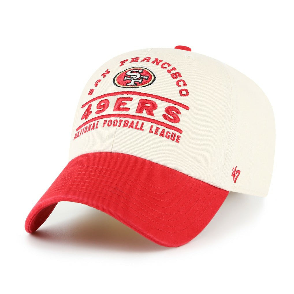 San Francisco 49ers '47 Windham Clean Up Adjustable Hat - Natural - 47 brand