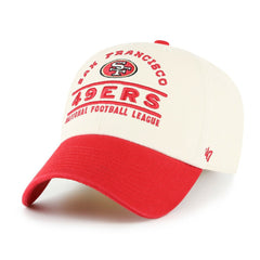 San Francisco 49ers '47 Windham Clean Up Adjustable Hat - Natural - 47 brand