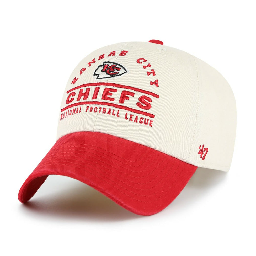Kansas City Chiefs '47 Windham Clean Up Adjustable Hat - Natural - 47 brand