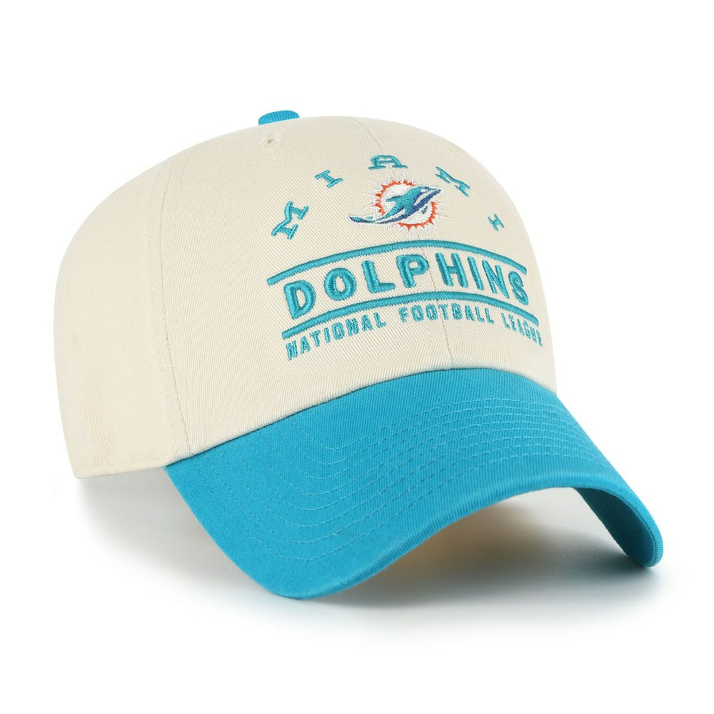 Miami Dolphins '47 Windham Clean Up Adjustable Hat - Natural - 47 brand