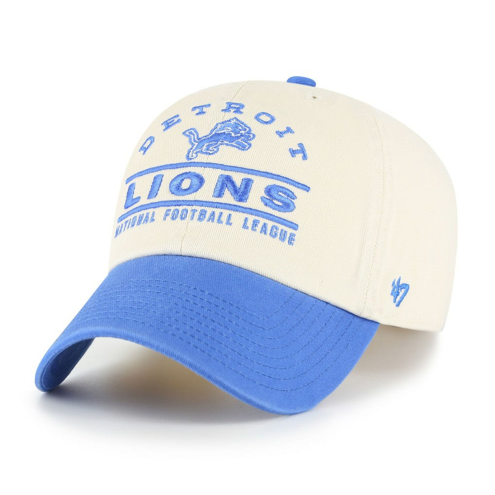 Detroit Lions '47 Windham Clean Up Adjustable Hat - Natural - 47 brand