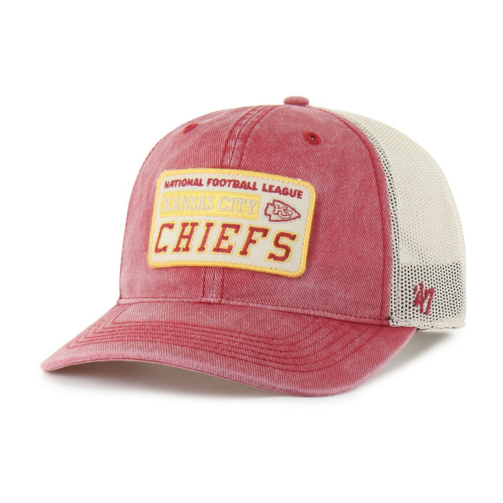 Kansas City Chiefs '47 Canteen Relaxed Trucker Adjustable Hat - Red - 47 brand