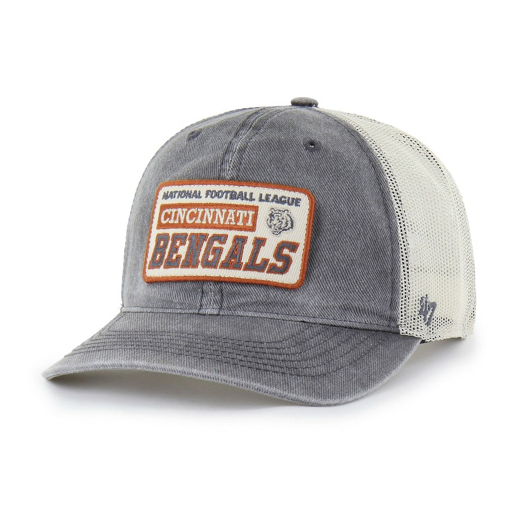 Cincinnati Bengals '47 Canteen Relaxed Trucker Adjustable Hat - Charcoal - 47 brand
