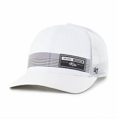 Baltimore Ravens '47 Rangefinder Trucker Adjustable Hat - White - 47 brand