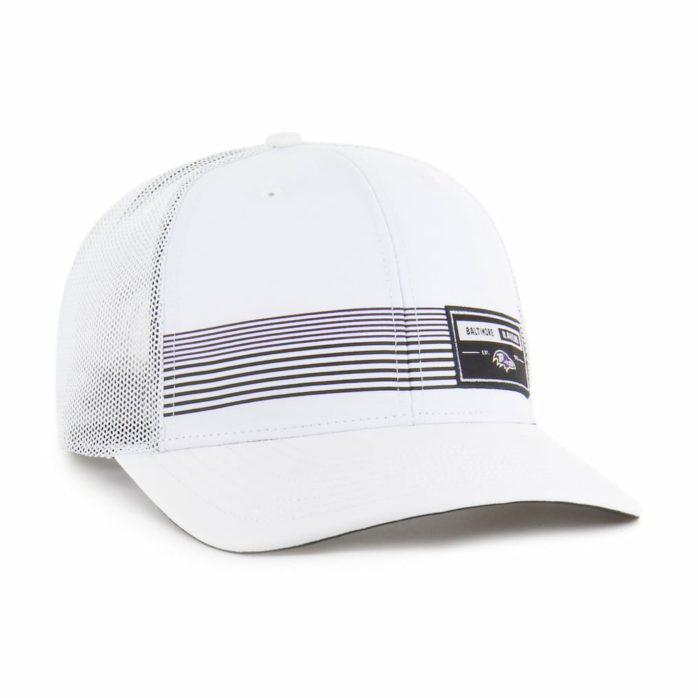 Baltimore Ravens '47 Rangefinder Trucker Adjustable Hat - White - 47 brand