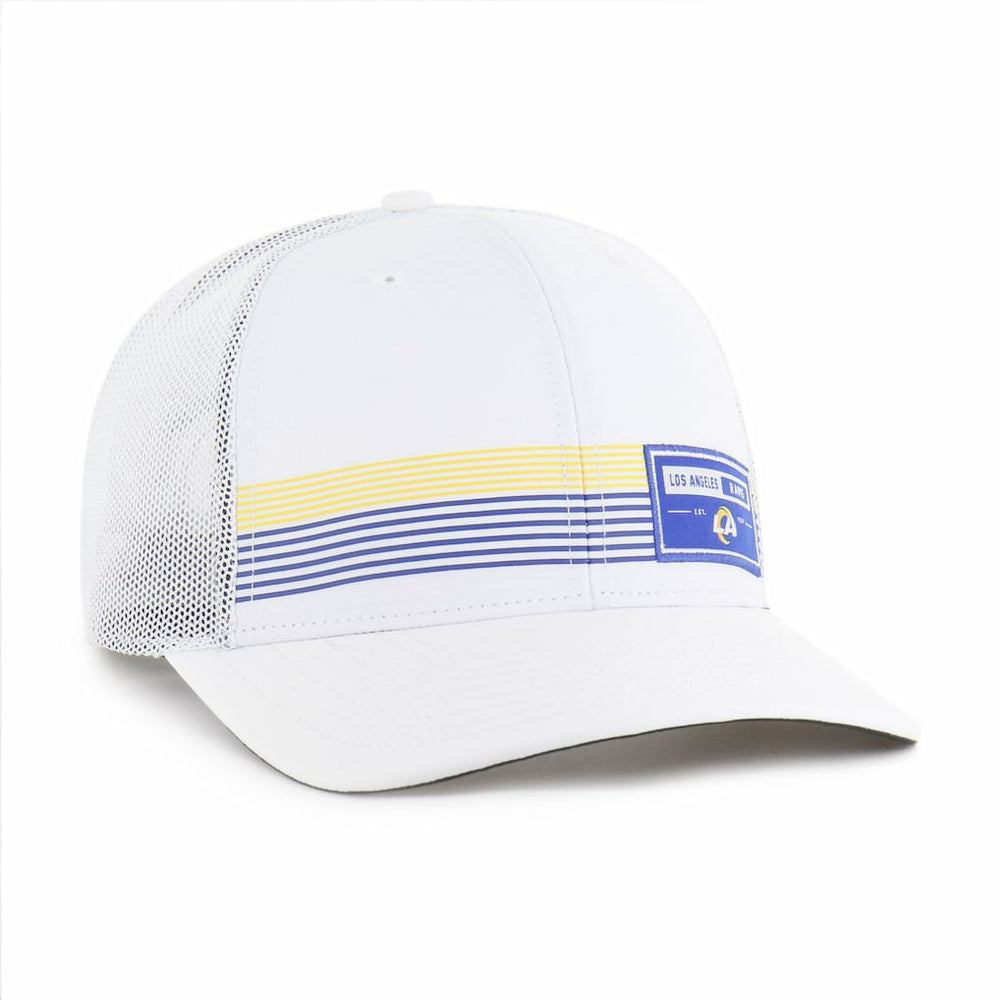 Los Angeles Rams '47 Rangefinder Trucker Adjustable Hat - White - 47 brand