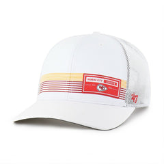 Kansas City Chiefs '47 Rangefinder Trucker Adjustable Hat - White - 47 brand