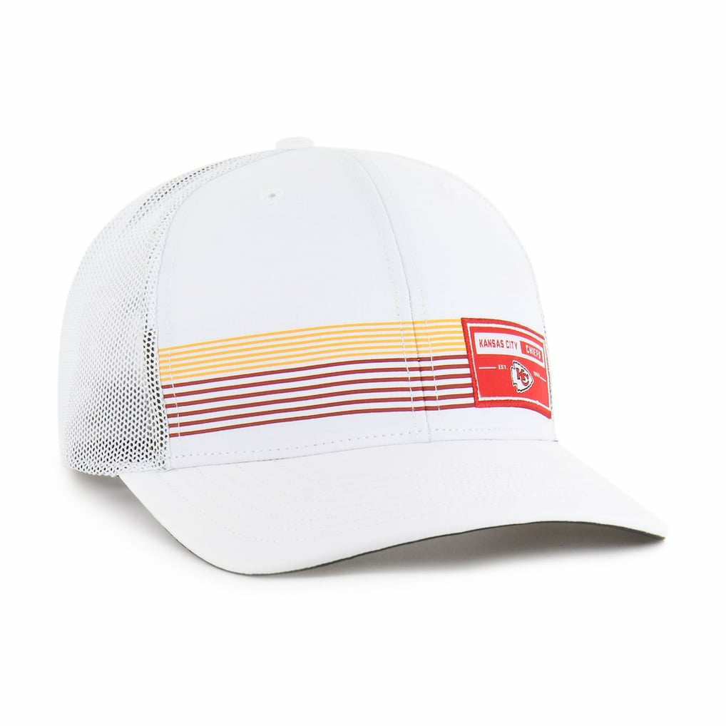 Kansas City Chiefs '47 Rangefinder Trucker Adjustable Hat - White - 47 brand