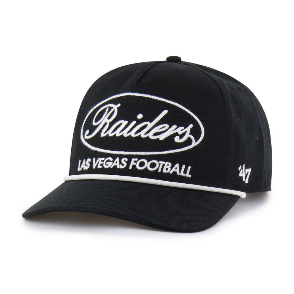 Las Vegas Raiders '47 Foundational Hitch Adjustable Hat - Black - 47 brand