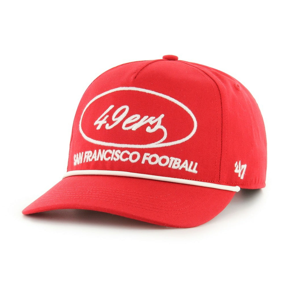 San Francisco 49ers '47 Foundational Hitch Adjustable Hat - Scarlet - 47 brand