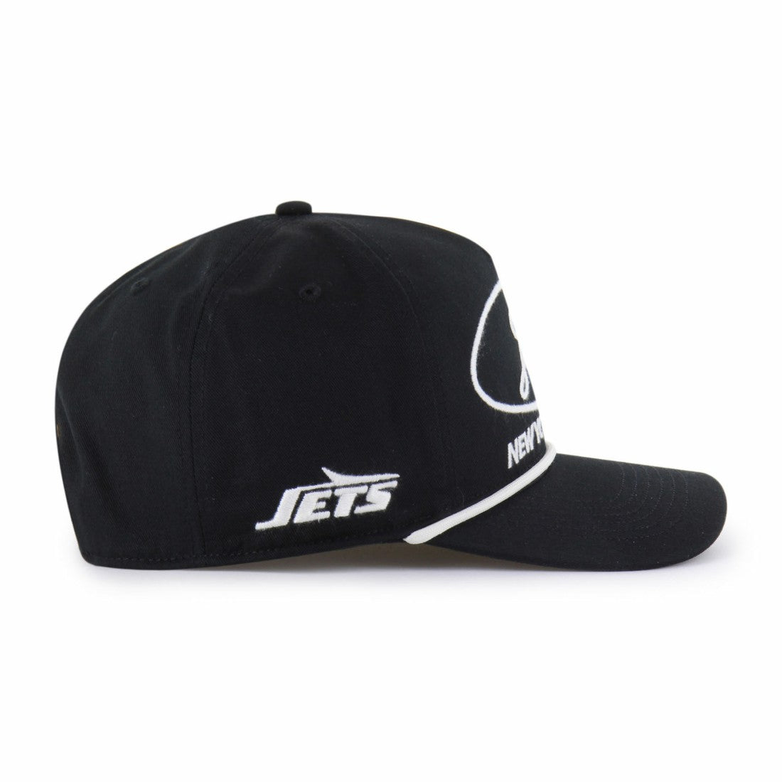 New York Jets '47 Foundational Hitch Adjustable Hat - Black - 47 brand