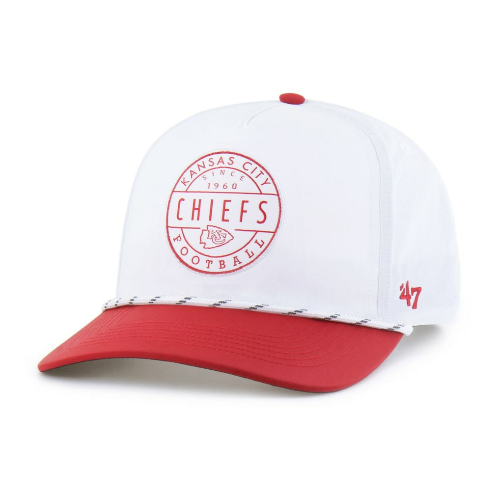 Kansas City Chiefs '47 Suburbia Hitch Two-Tone Adjustable Hat - White/Red - 47 brand
