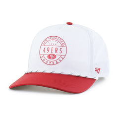 San Francisco 49ers '47 Suburbia Hitch Two-Tone Adjustable Hat - White/Scarlet - 47 brand