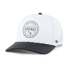 Arizona Cardinals '47 Suburbia Hitch Two-Tone Adjustable Hat - White/Black - 47 brand