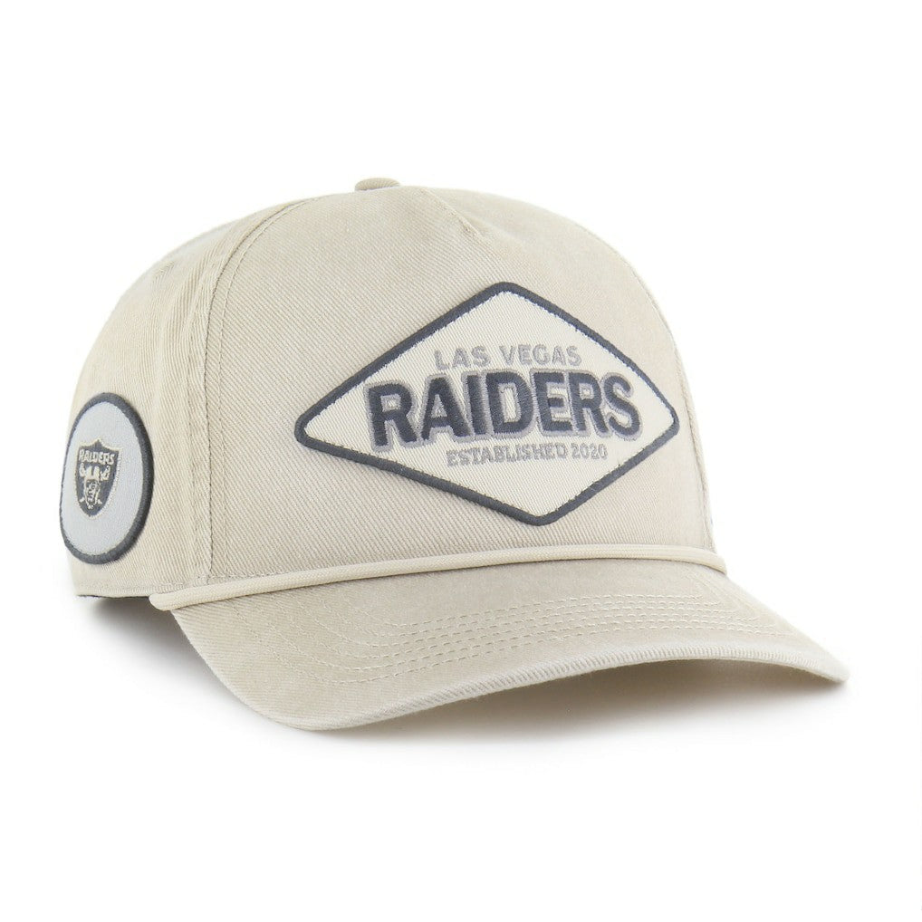 Las Vegas Raiders '47 Cairn Hitch Adjustable Hat - Khaki - 47 brand