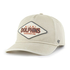 Miami Dolphins '47 Cairn Hitch Adjustable Hat - Khaki - 47 brand