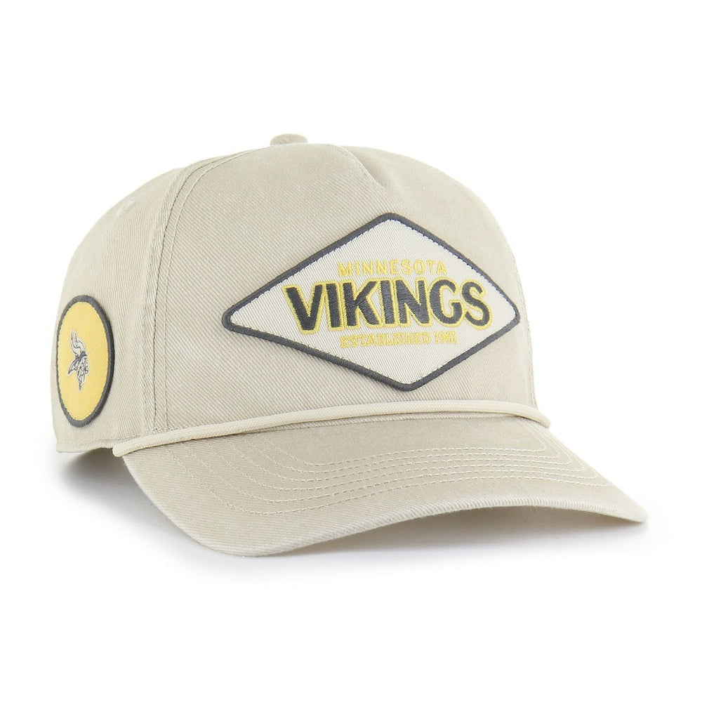 Minnesota Vikings '47 Cairn Hitch Adjustable Hat - Khaki - 47 brand