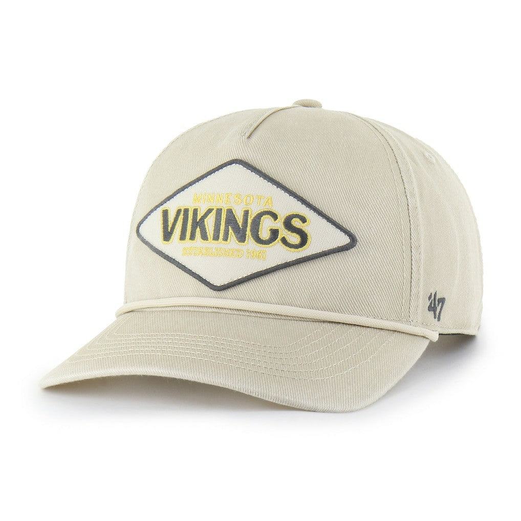Minnesota Vikings '47 Cairn Hitch Adjustable Hat - Khaki - 47 brand