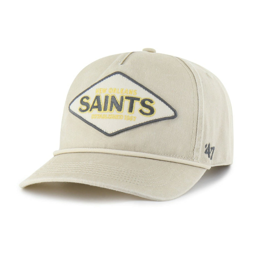 New Orleans Saints '47 Cairn Hitch Adjustable Hat - Khaki - 47 brand