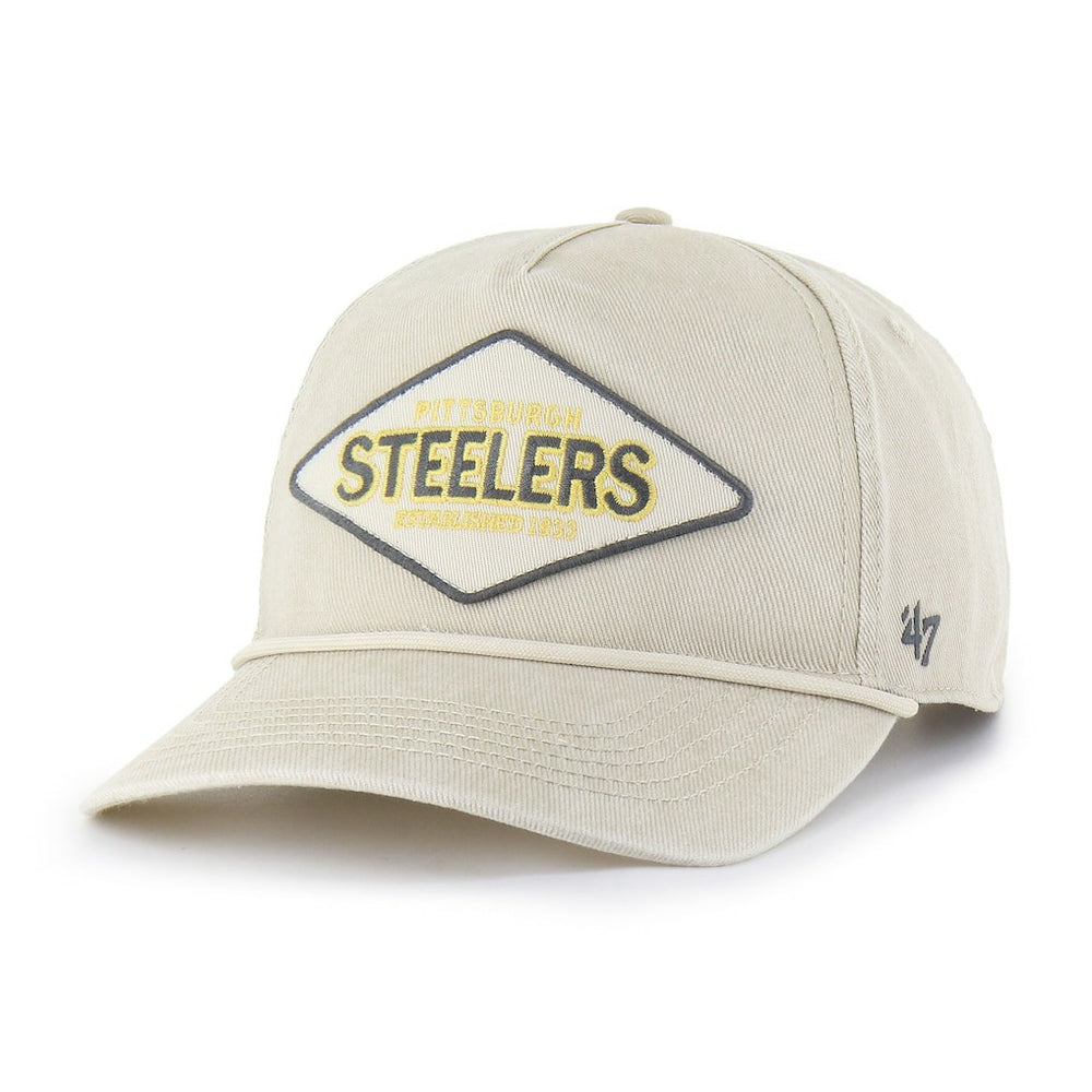 Pittsburgh Steelers '47 Cairn Hitch Adjustable Hat - Khaki - 47 brand