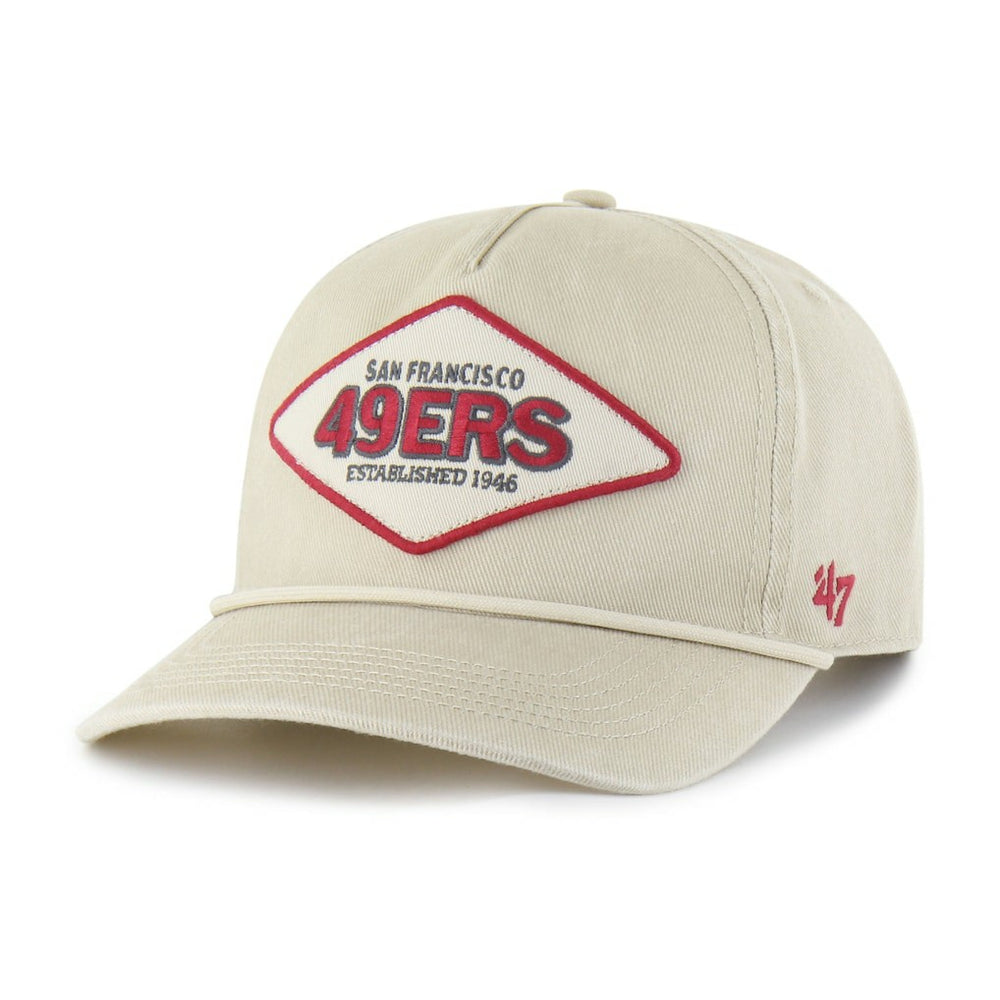San Francisco 49ers '47 Cairn Hitch Adjustable Hat - Khaki - 47 brand