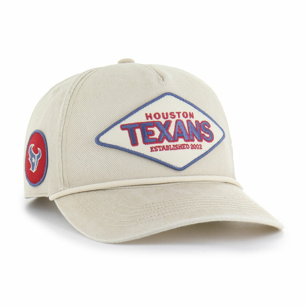 Houston Texans '47 Cairn Hitch Adjustable Hat - Khaki - 47 brand